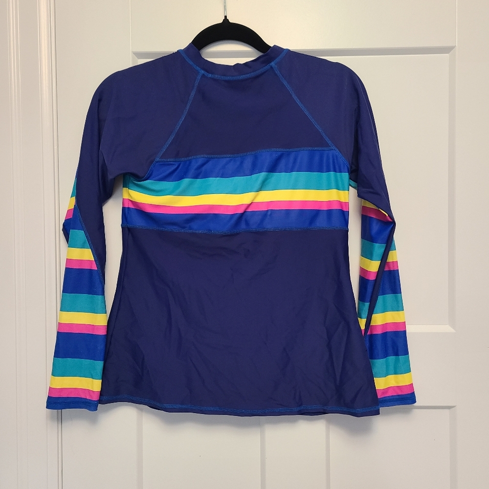 🌈M/L rashguard set swimsuit women's rainbow - Picture 3 of 3
